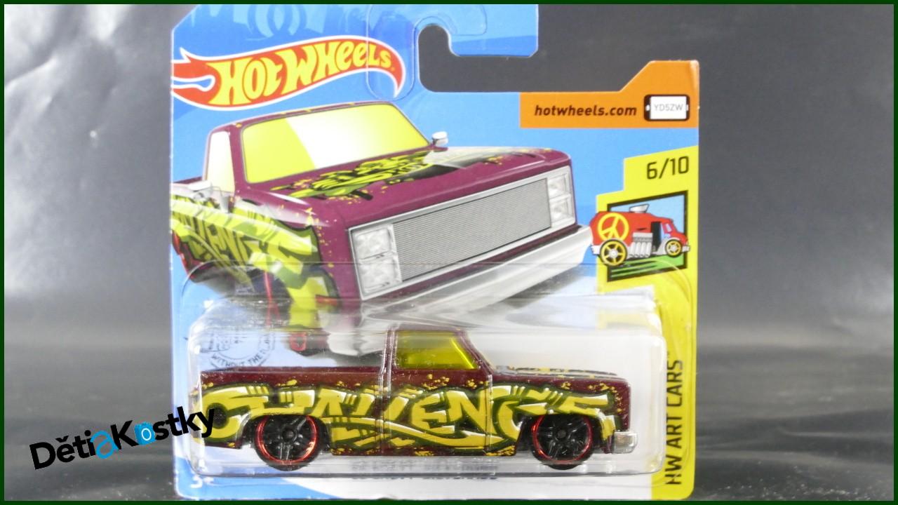 Angličák Hot Wheels Autíčko '83 Chevy Silverado (HW ART CARS)