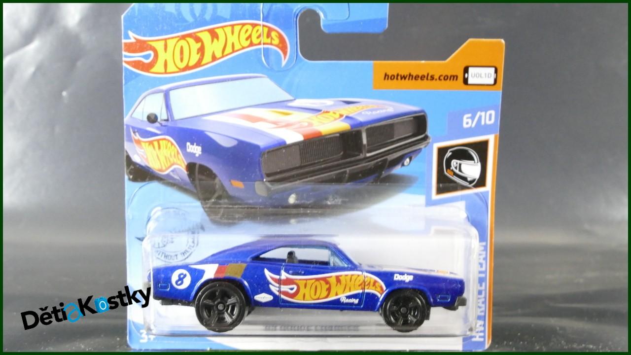 Angličák Hot Wheels Autíčko '69 Dodge Charger (HW RACE TEAM)