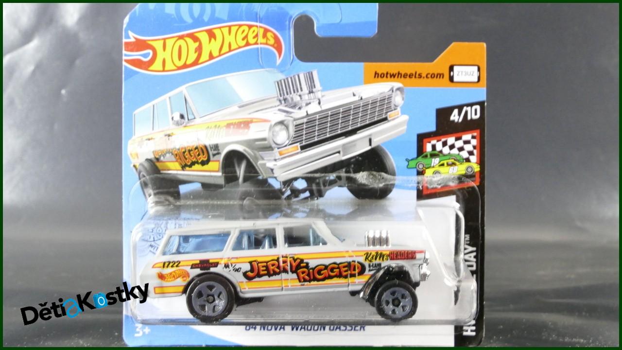 Angličák Hot Wheels Autíčko '64 Nova Wagon Gasser (HW RACE DAY)