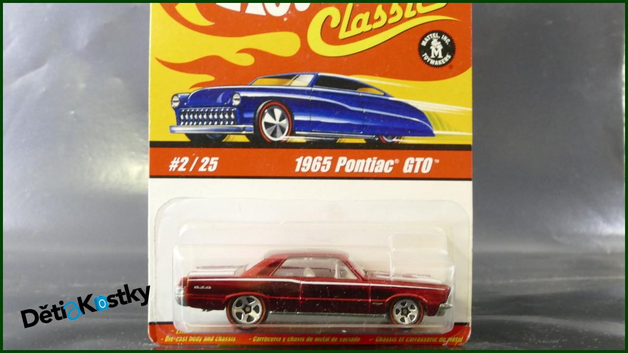 Angličák Hot Wheels Autíčko 1965 Pontiac GTO (CLASSICS)