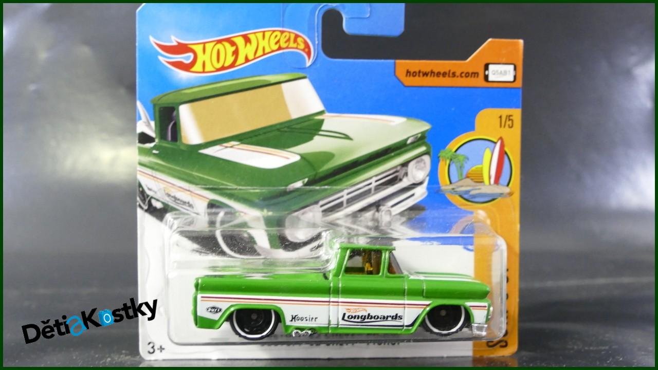 Angličák Hot Wheels Autíčko Custom '62 Chevy Pickup (SURF'S UP)