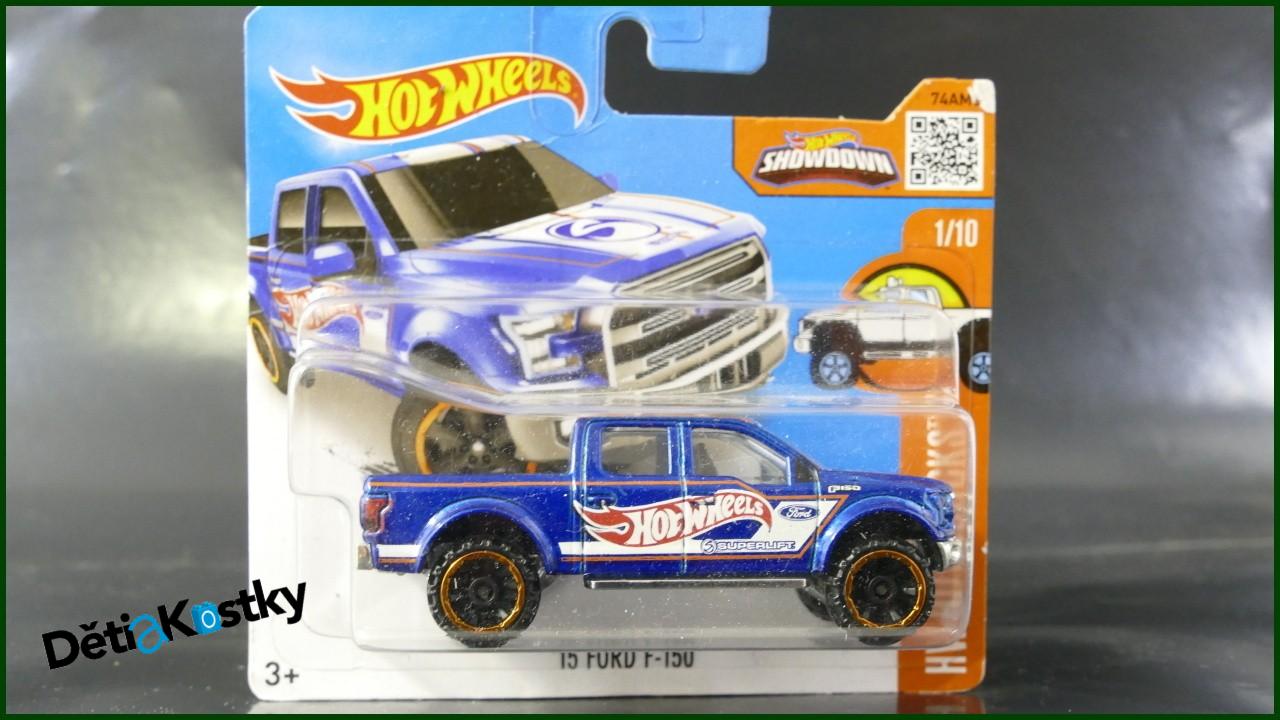 Angličák Hot Wheels Autíčko '15 Ford F-150 (HW HOT TRUCKS)