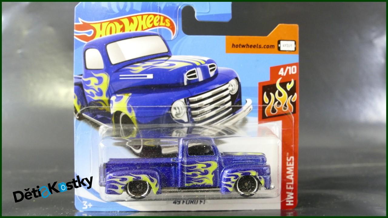 Angličák Hot Wheels Autíčko '49 Ford F1 (HW FLAMES)