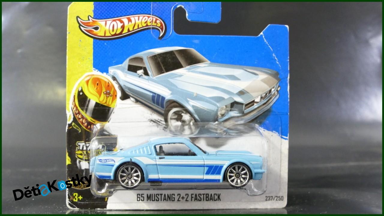Angličák Hot Wheels Autíčko 65 Mustang 2+2 Fastback