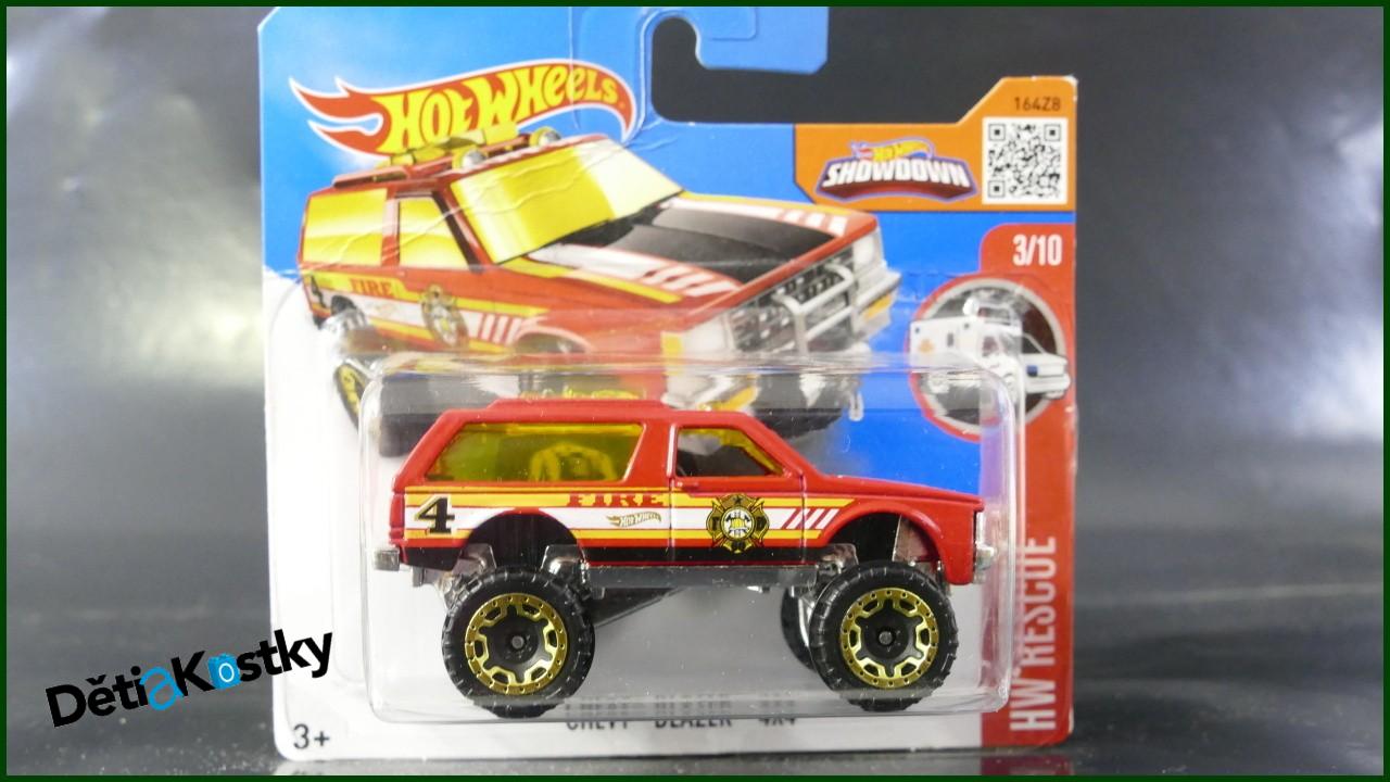 Angličák Hot Wheels Autíčko Chevy Blazer 4x4 (HW RESCUE)