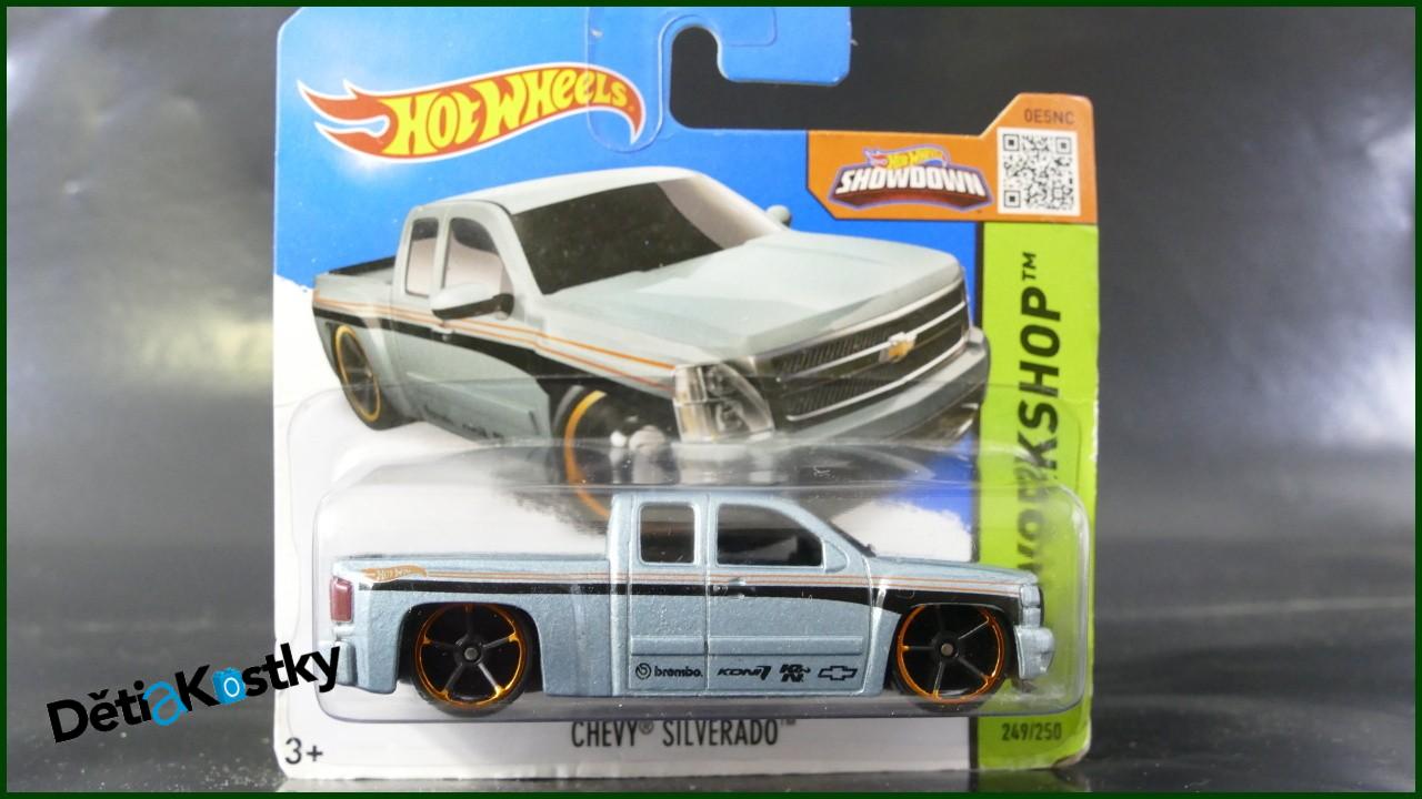 Angličák Hot Wheels Autíčko Chevy Silverado (HW WORKSHOP)