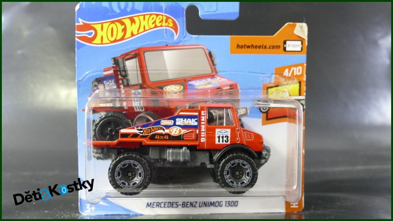 Angličák Hot Wheels Autíčko Mercedes-Benz Unimog 1300 (HW HOT TRUCKS)