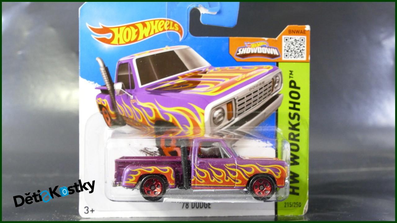 Angličák Hot Wheels Autíčko '78 Dodge (HW WORKSHOP)