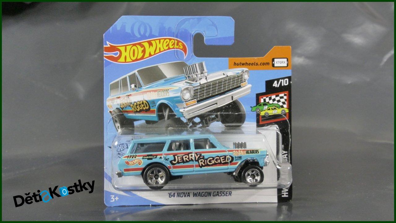 Angličák Hot Wheels Autíčko '64 Nova Wagon Gasser (HW RACE DAY)