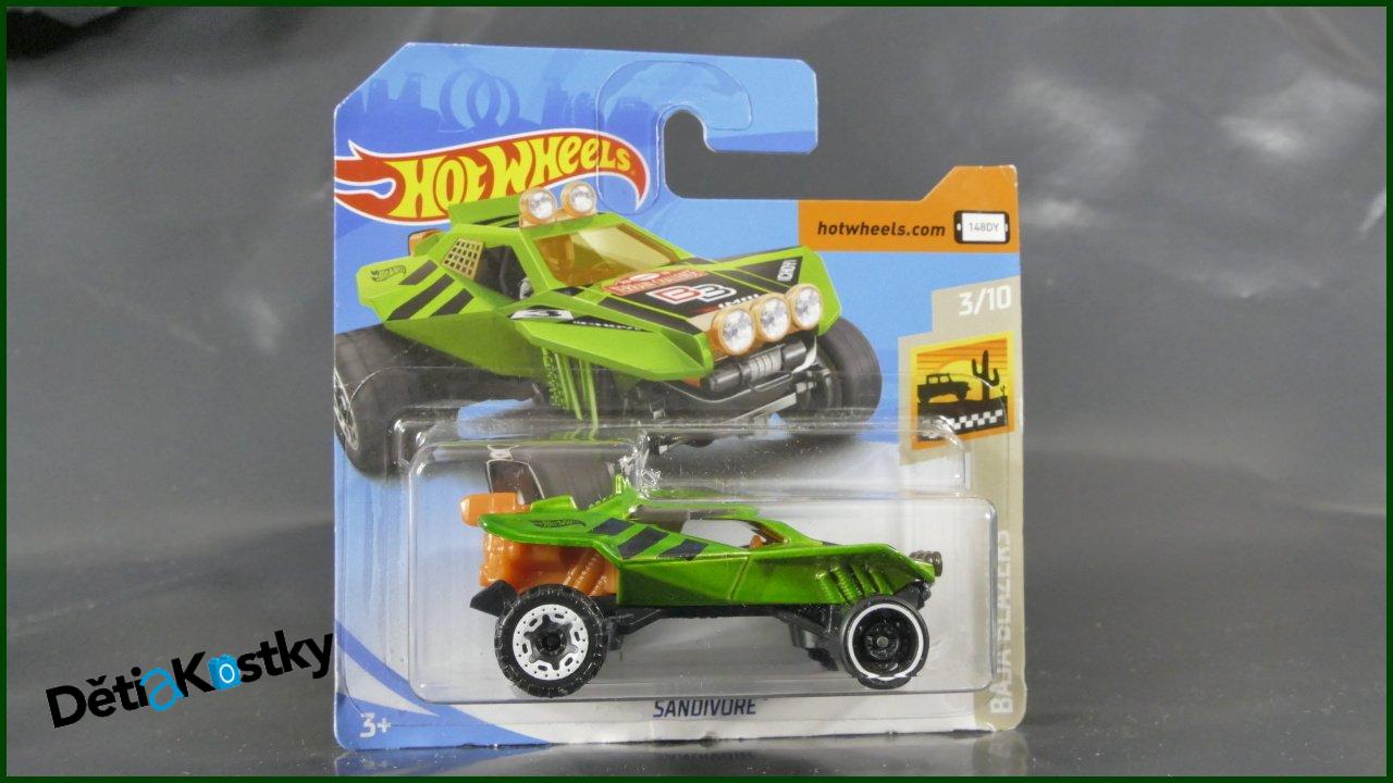 Angličák Hot Wheels Autíčko Sandivore (BAJA BLAZERS)
