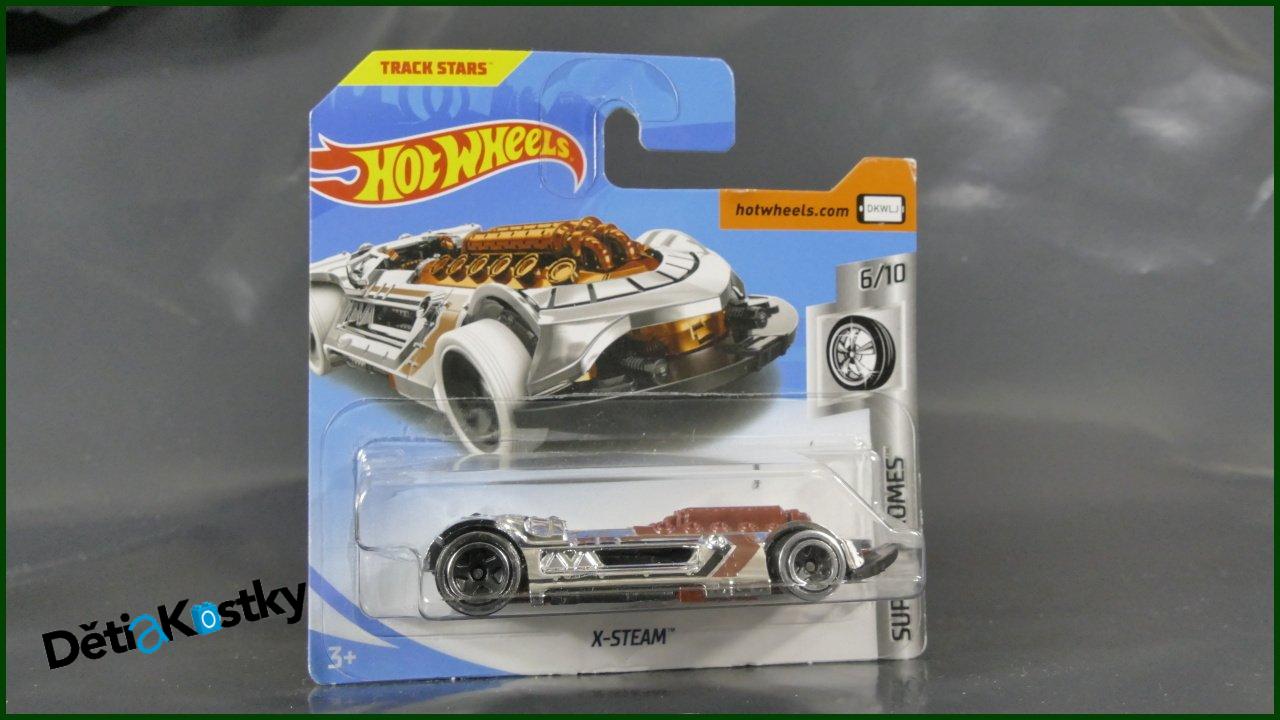Angličák Hot Wheels Autíčko X-Steam (SUPER CHROMES)