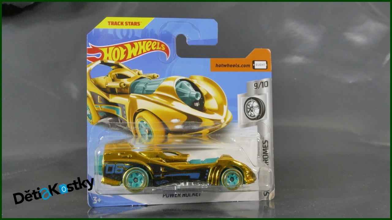 Angličák Hot Wheels Autíčko Power Rocket (SUPER CHROMES)