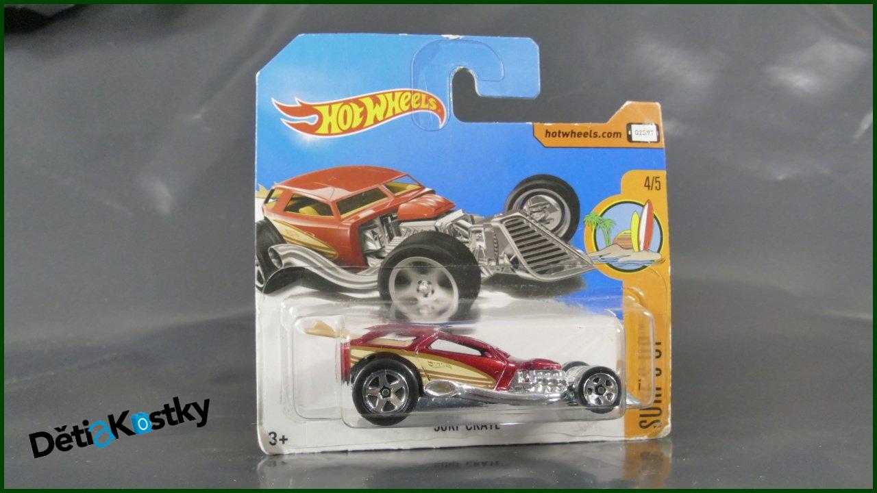 Angličák Hot Wheels Autíčko Surf Crate (SURF'S UP)