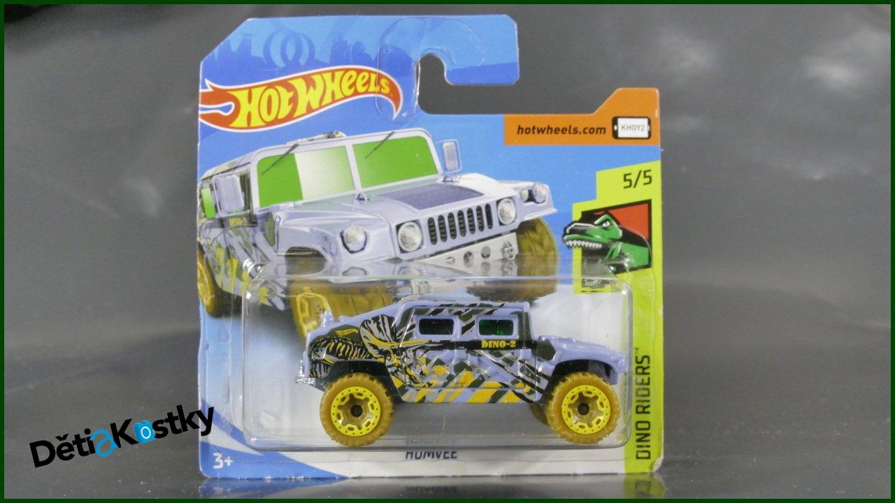 Angličák Hot Wheels Autíčko Humvee (DINO RIDERS)