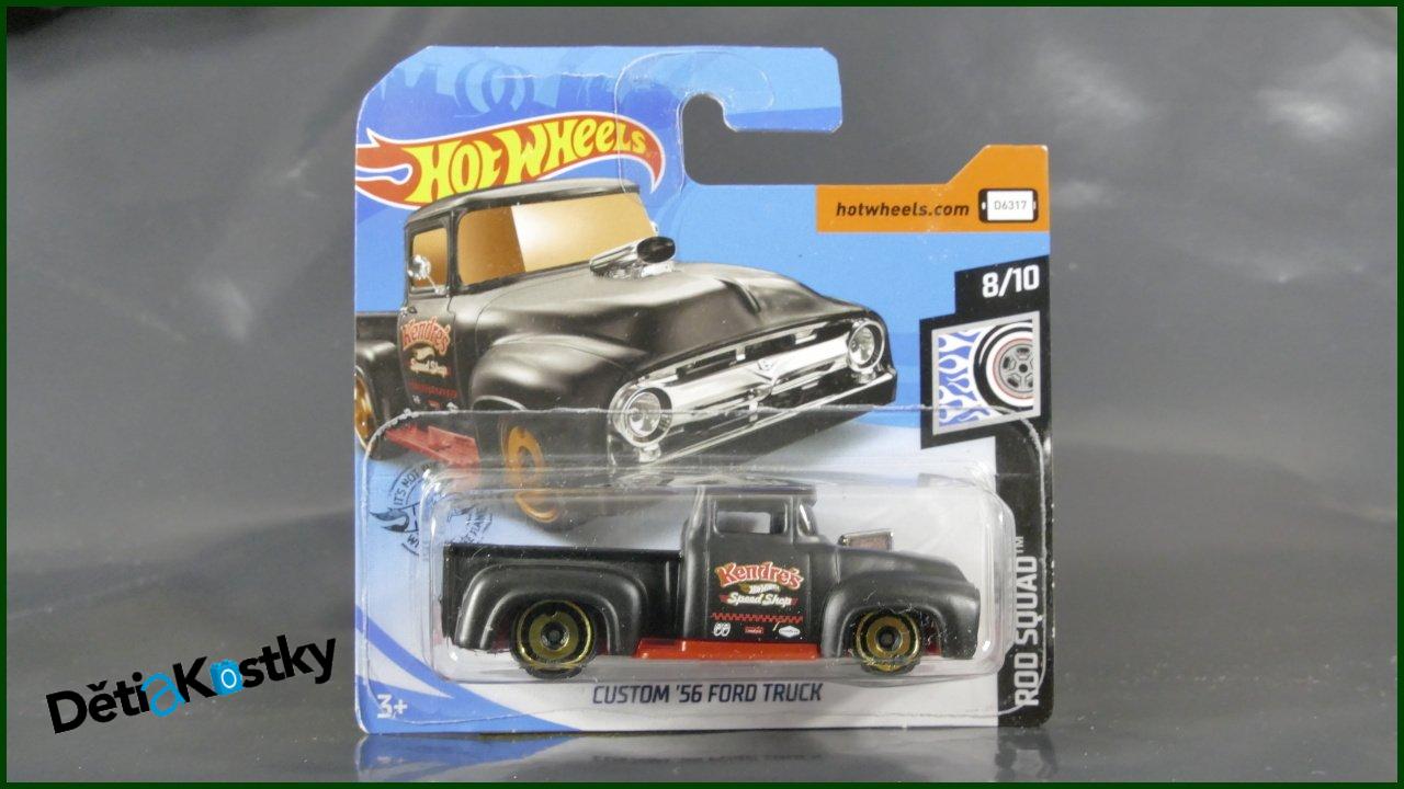 Auto Model Hot Wheels Autíčko Custom '56 Ford Truck (ROD SQUAD)