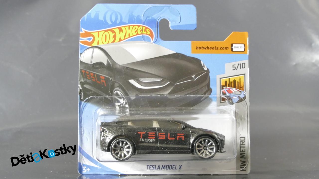 Auto Model Hot Wheels Autíčko Tesla Model X (HW METRO)