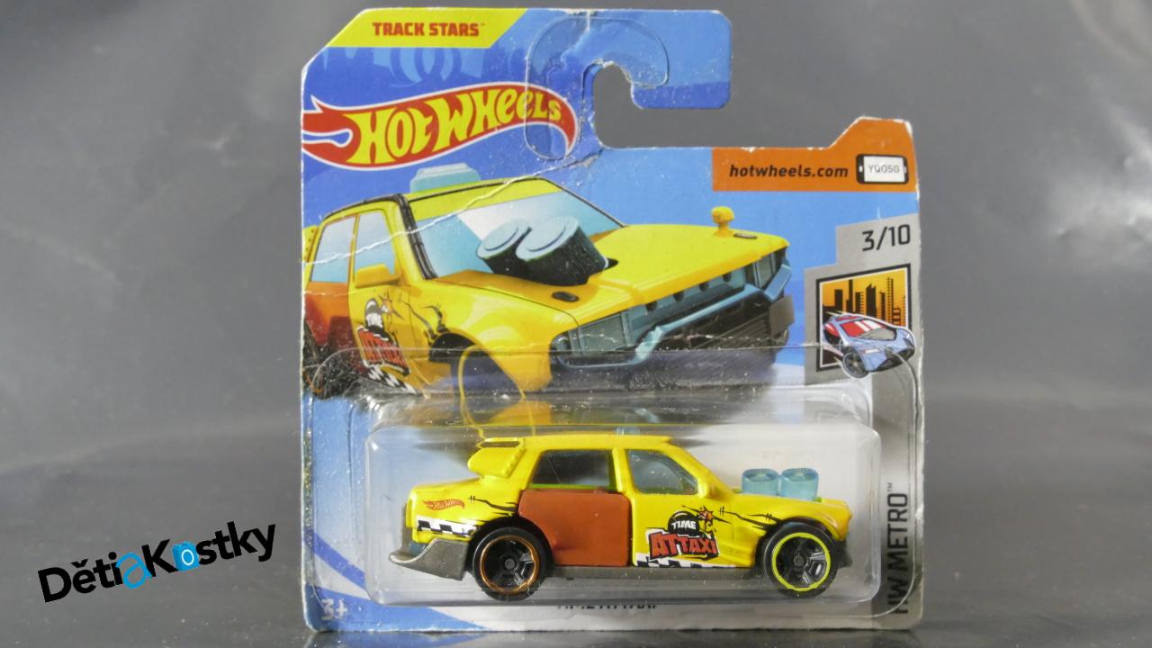 Auto Model Hot Wheels Autíčko Time Attaxi (HW METRO) - Horší Karta
