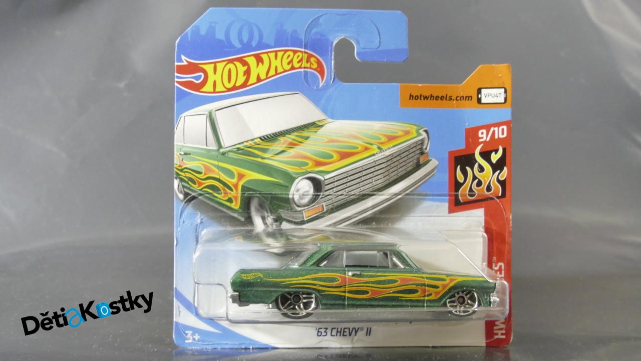 Auto Model Hot Wheels Autíčko '63 Chevy II (HW FLAMES)