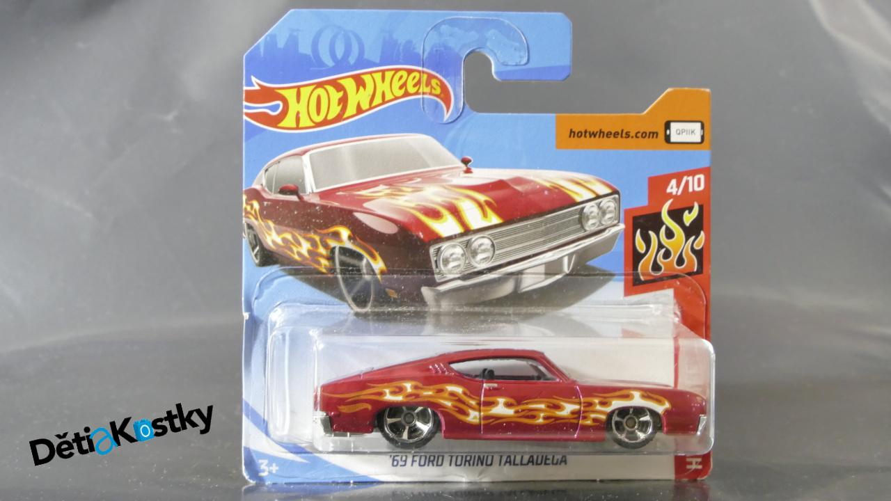 Auto Model Hot Wheels Autíčko '69 Ford Torino TalladegaI (HW FLAMES)