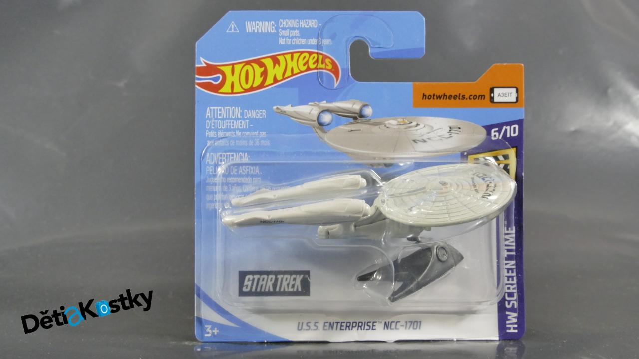 Auto Model Hot Wheels Autíčko U.S.S. Enterprise NCC-1701 (HW SCREEN TIME)
