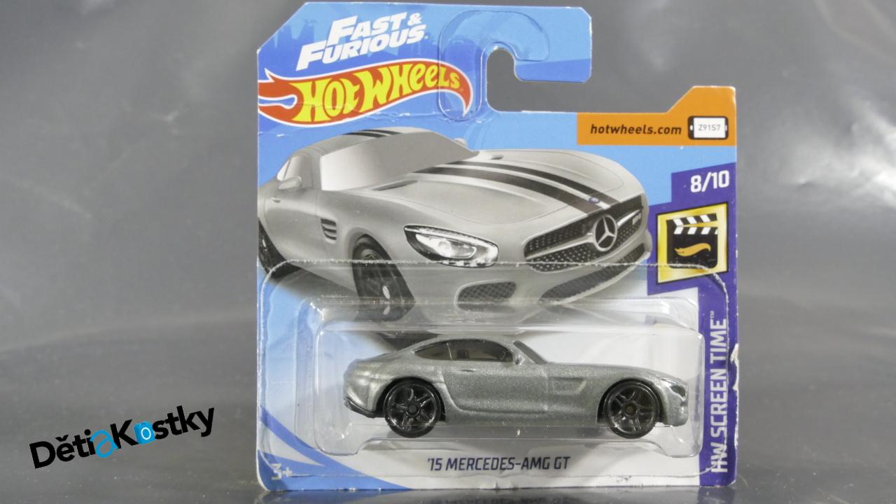 Auto Model Hot Wheels Autíčko '15 Mercedes-AMG GT (HW SCREEN TIME)