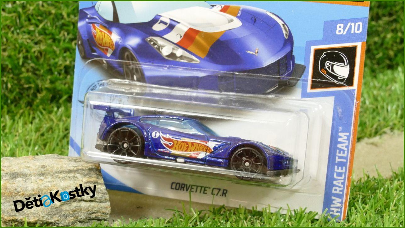 Auto Model Hot Wheels Autíčko Corvette C7.R (HW RACE TEAM)