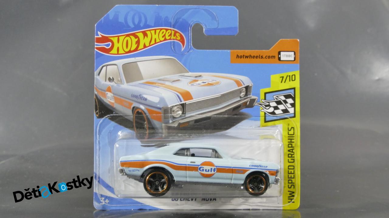 Auto Model Hot Wheels Autíčko '68 Chevy Nova (HW SPEED GRAPHICS)