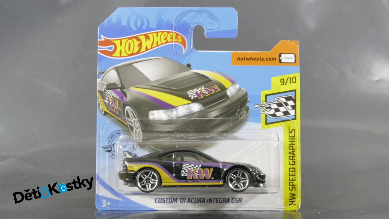 Auto Model Hot Wheels Autíčko Custom '01 Acura Integra GSR (HW SPEED GRAPHICS)