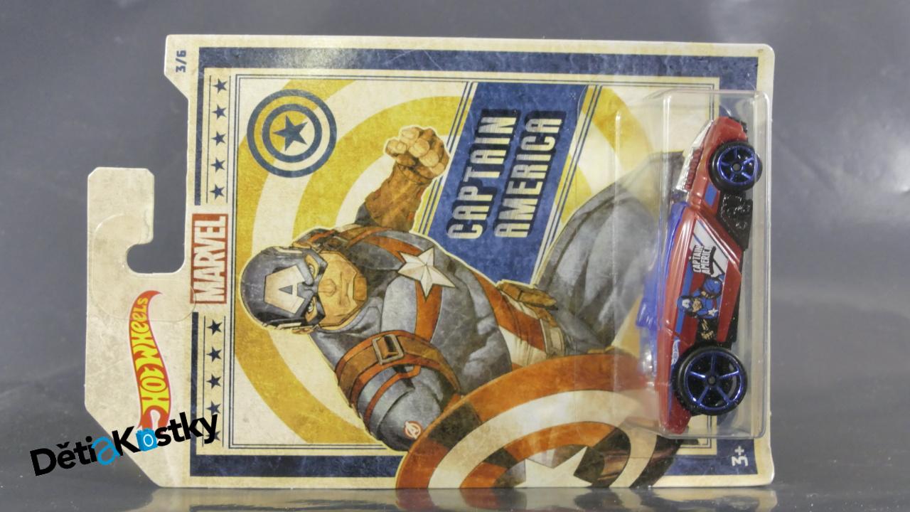 Auto Model Hot Wheels Autíčko Rogue Hog (CAPTAIN AMERICA)