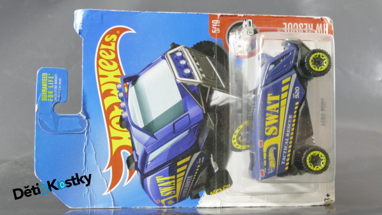 Auto Model Hot Wheels Autíčko Aero Pod (HW RESCUE)