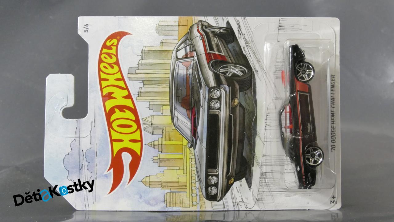 Model Angličák Hot Wheels Autíčko '70 Dodge Hemi Challenger (DETROIT MUSCLE SERIES)