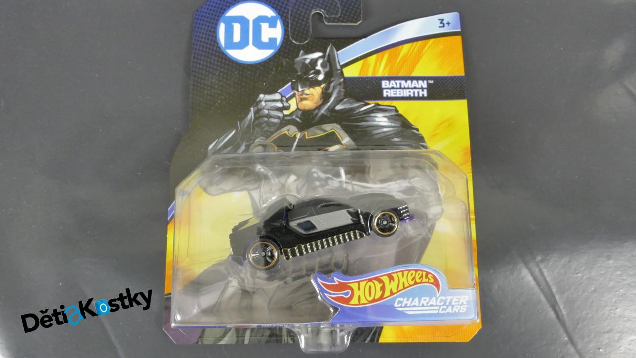 Model Angličák Hot Wheels Autíčko Batman Rebirth (CHARACTER CARS)
