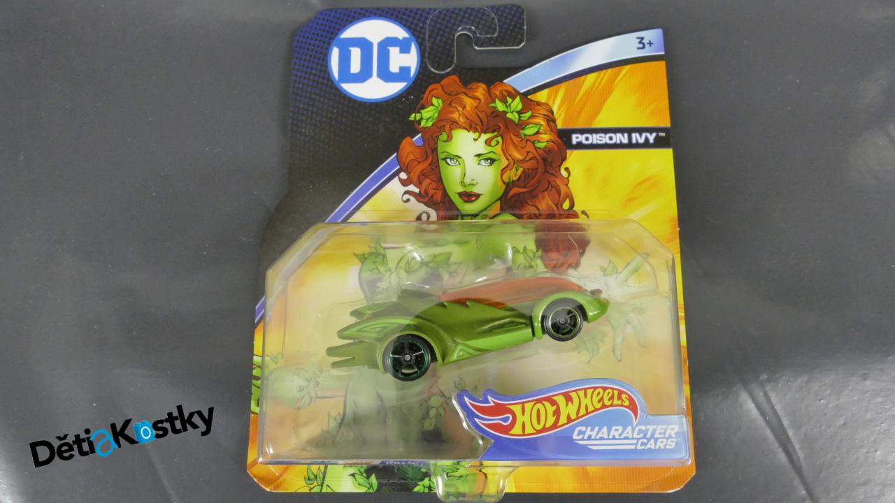Model Angličák Hot Wheels Autíčko Poison Ivy (CHARACTER CARS)