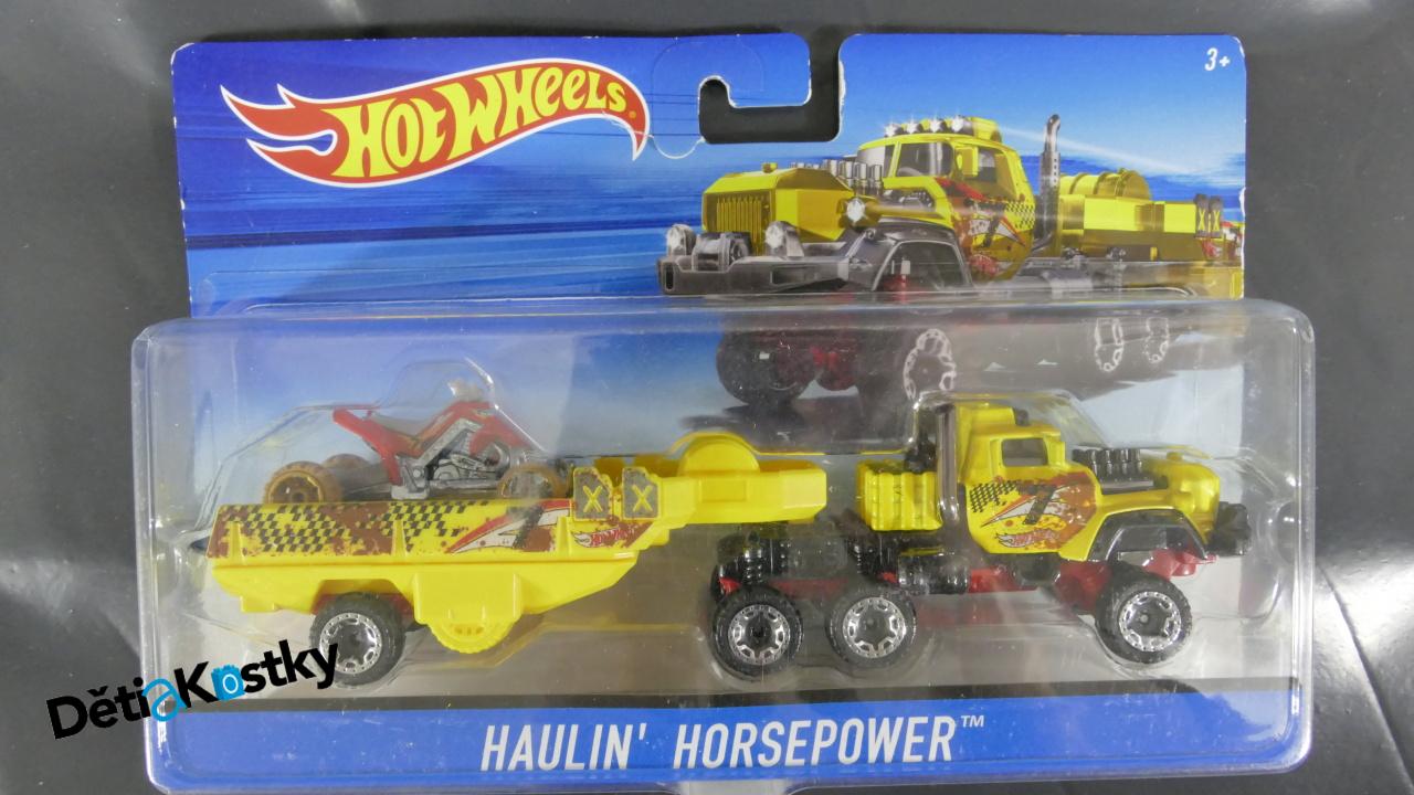 Model Angličák Hot Wheels Transport Haulin' Horsepower