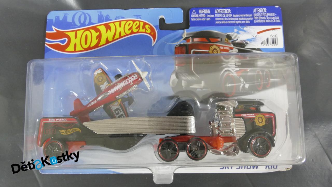 Model Angličák Hot Wheels Transport Sky Show Rig