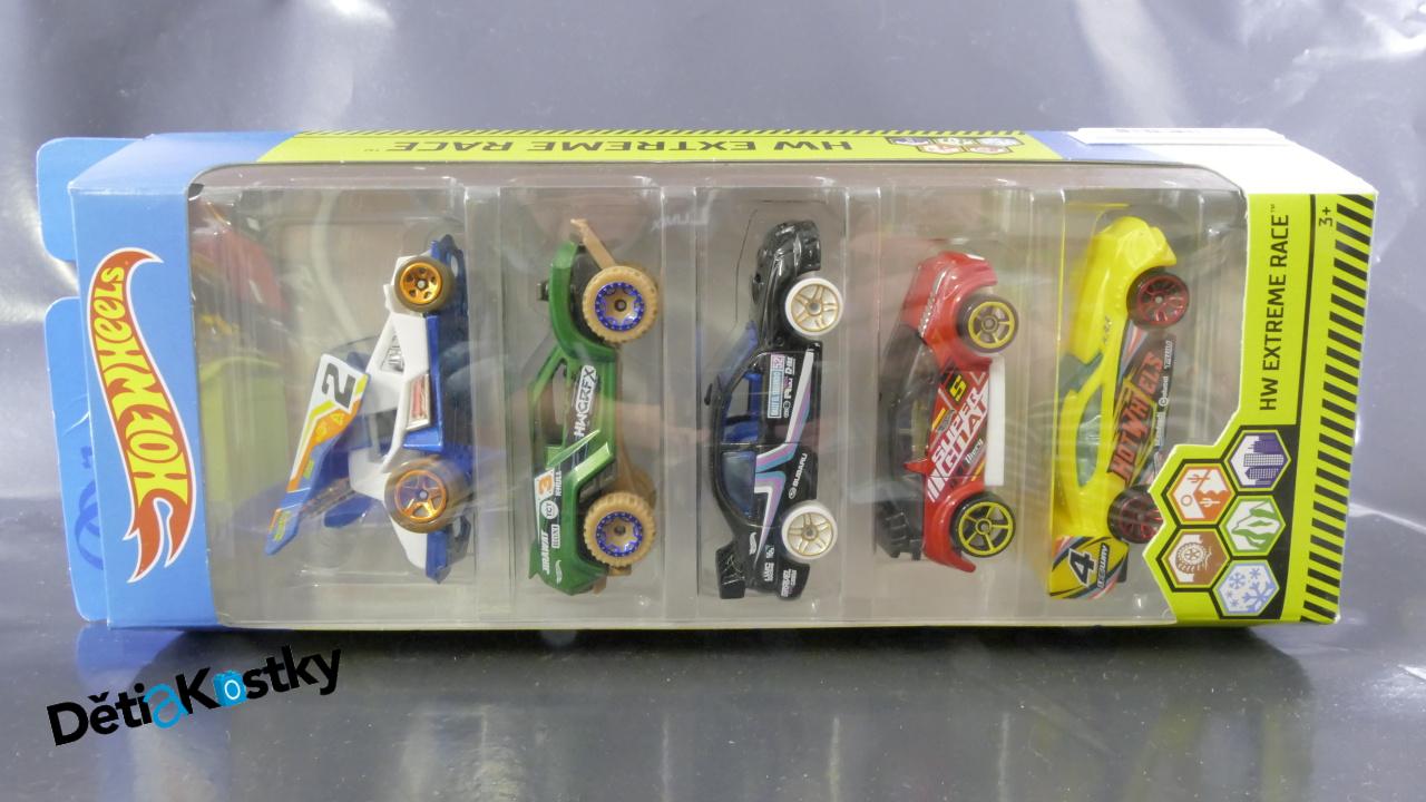 Model Angličák Hot Wheels 5 Pack (HW EXTREME RACE)