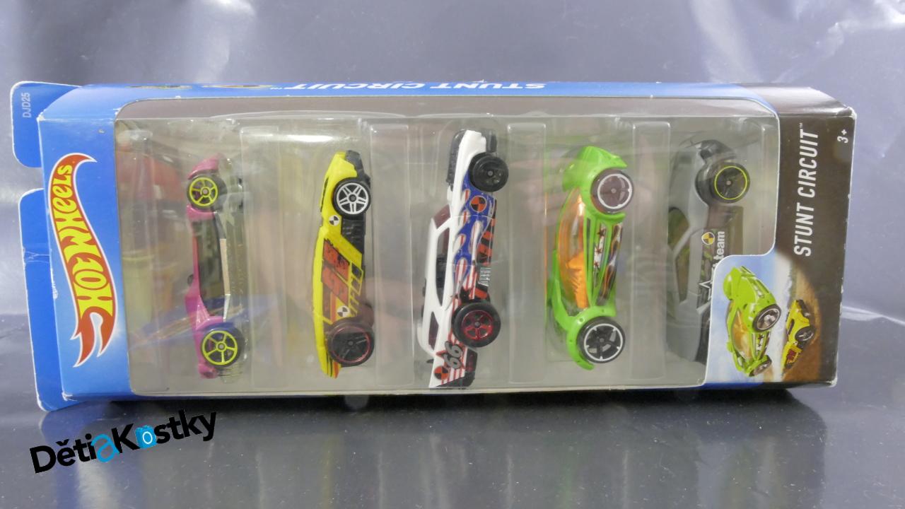 Model Angličák Hot Wheels 5 Pack (STUNT CIRCUIT)