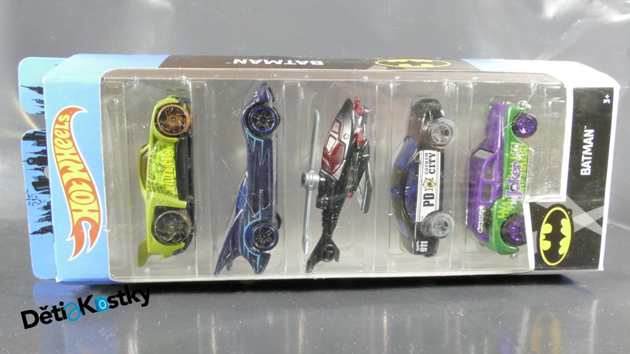 Model Angličák Hot Wheels 5 Pack (BATMAN)