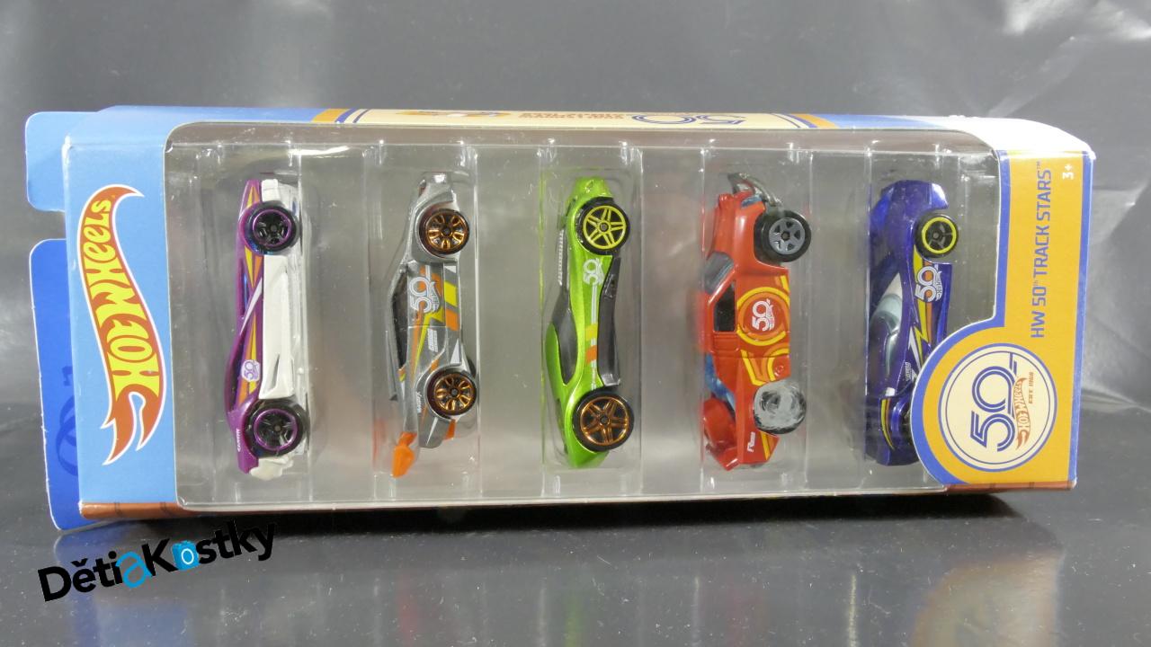Model Angličák Hot Wheels 5 Pack (HW 50 TRACK STARS)