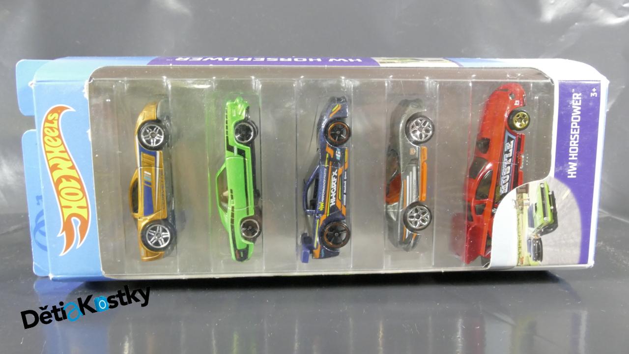 Model Angličák Hot Wheels 5 Pack (HW HORSEPOWER)