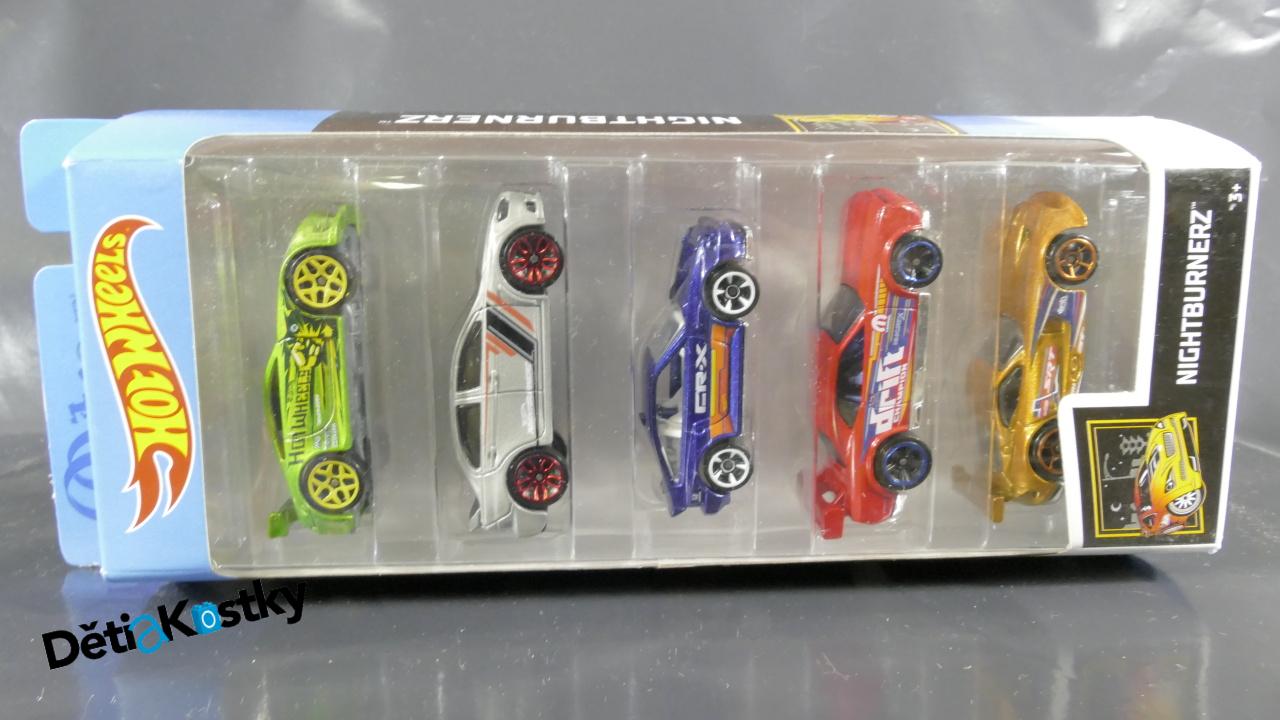 Model Angličák Hot Wheels 5 Pack (NIGHTBURNERZ)