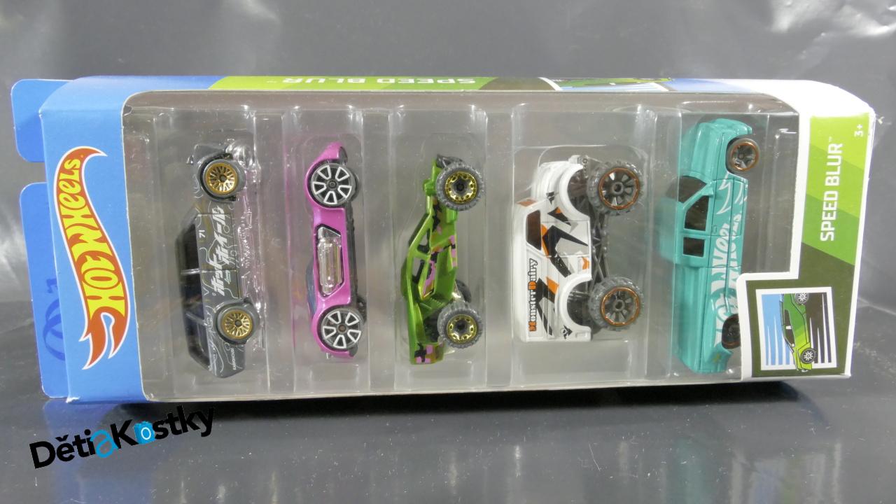 Model Angličák Hot Wheels 5 Pack (SPEED BLUR)