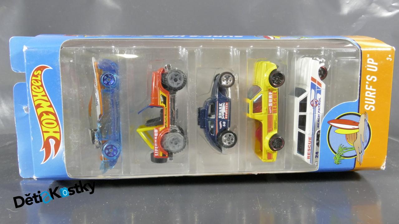 Model Angličák Hot Wheels 5 Pack (SURF'S UP)