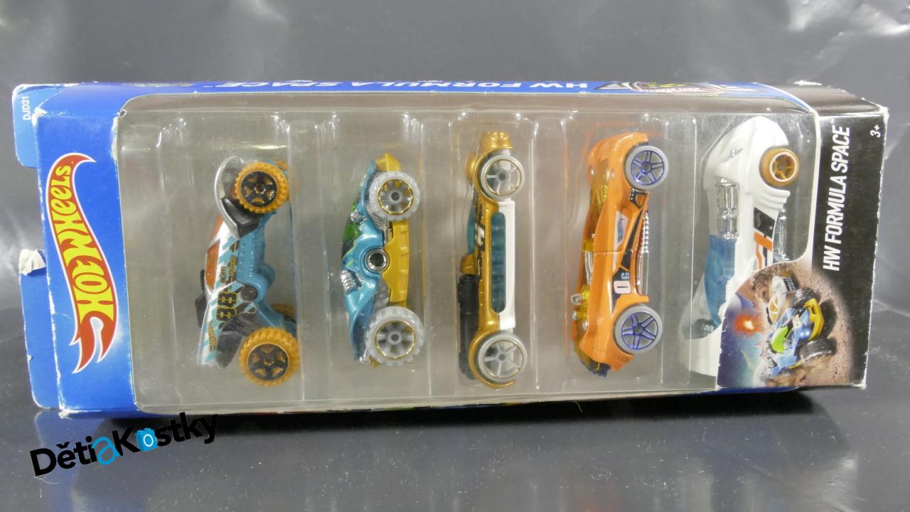Model Angličák Hot Wheels 5 Pack (HW FORMULA SPACE)