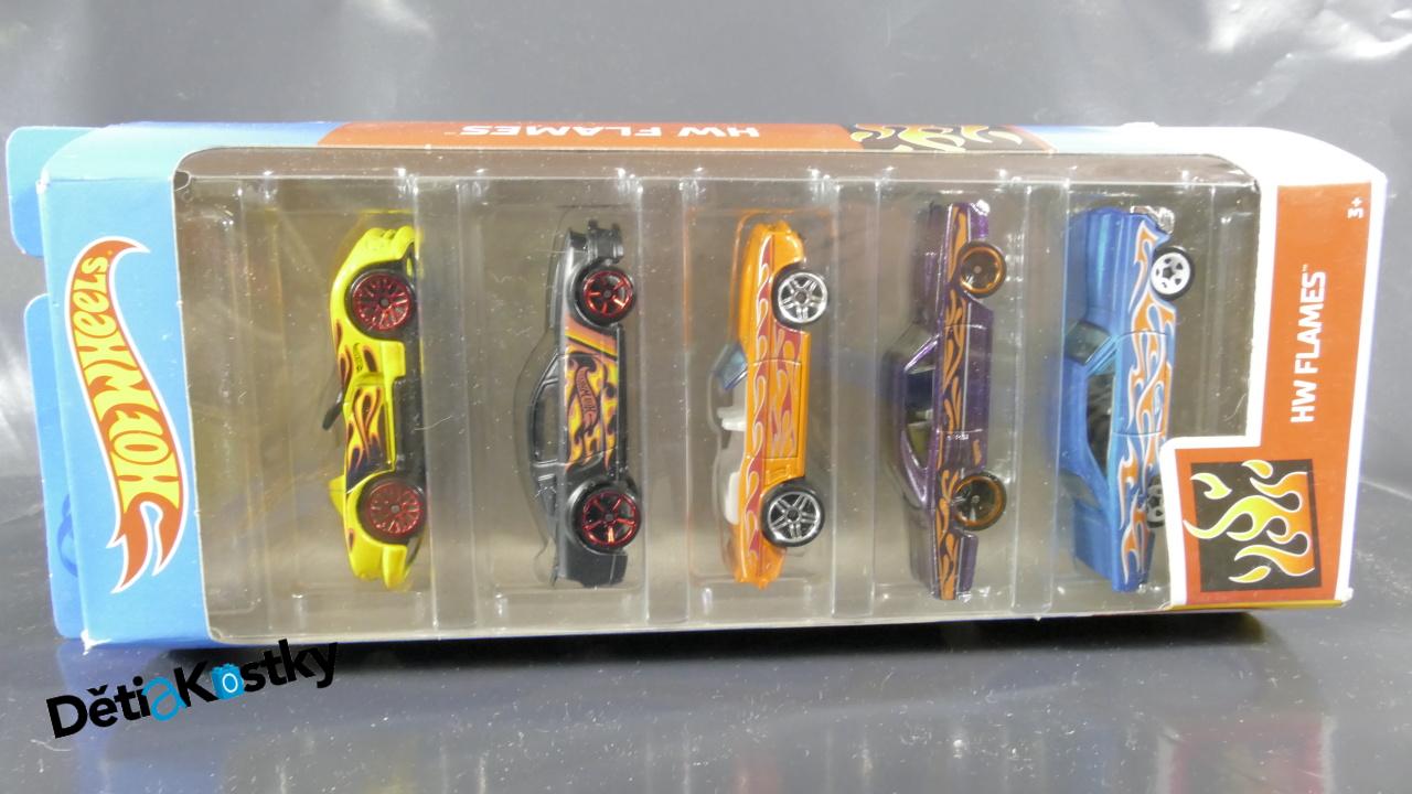 Model Angličák Hot Wheels 5 Pack (HW FLAMES)
