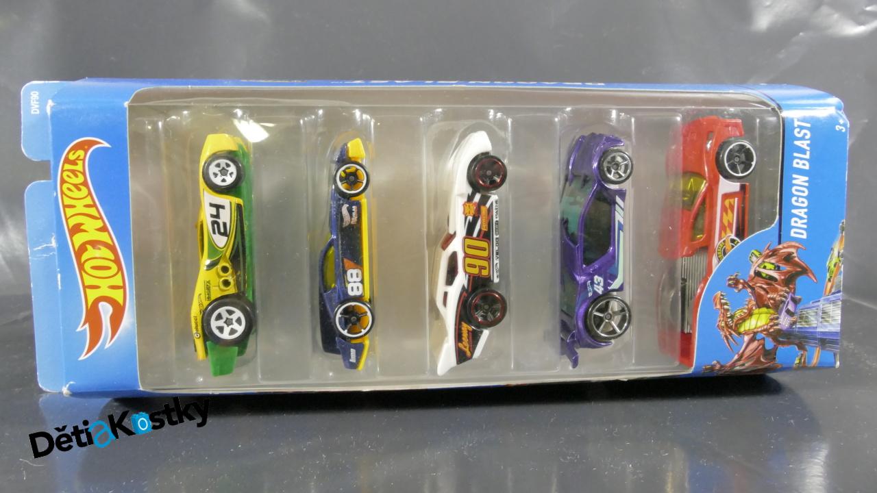 Model Angličák Hot Wheels 5 Pack (DRAGON BLAST)
