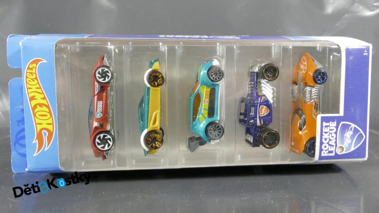 Model Angličák Hot Wheels 5 Pack (ROCKET LEAGUE)
