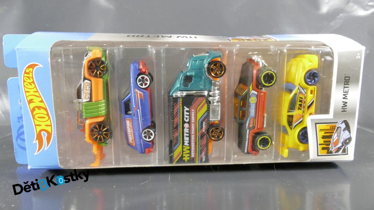 Model Angličák Hot Wheels 5 Pack (HW METROS)