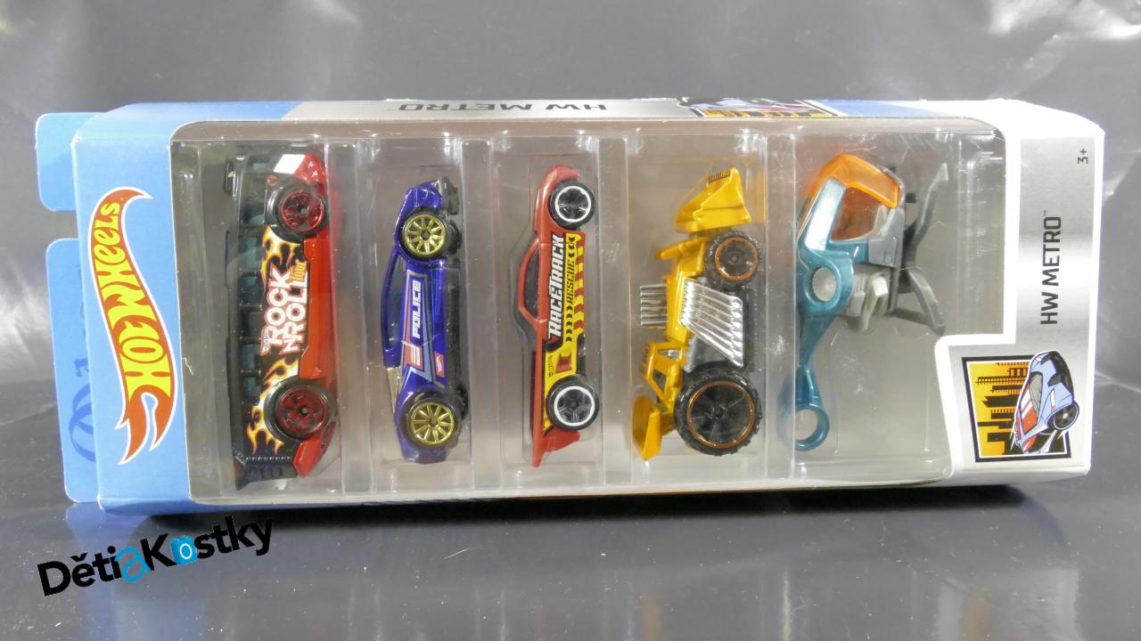 Model Angličák Hot Wheels 5 Pack (HW METROS)