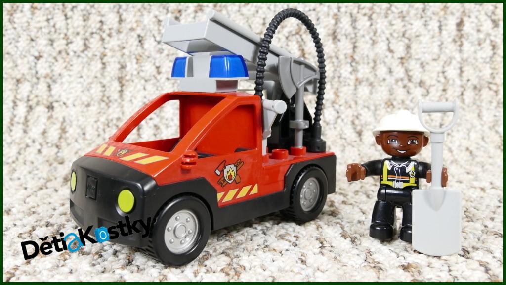 Lego® Duplo® Hasičské Auto se Žebříkem a Hasičem
